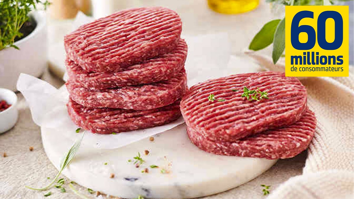 Ces 3 marques de steaks hachés surgelés sont les meilleures pour la santé selon 60 Millions de consommateurs