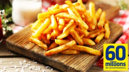 60 Millions de consommateurs met en garde sur les frites en supermarché : cette étude alarmante