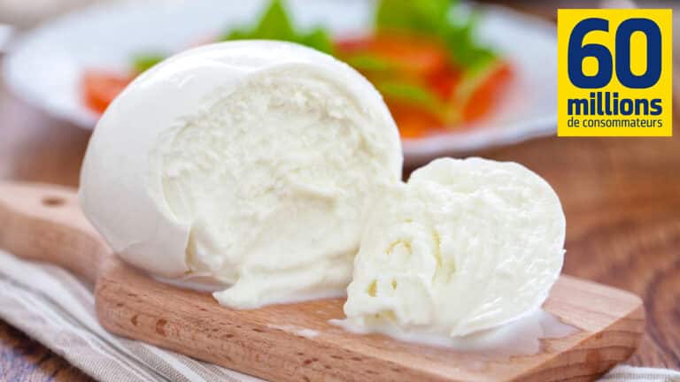 Cette mozzarella du supermarché est la meilleure pour votre santé selon 60 Millions de consommateurs