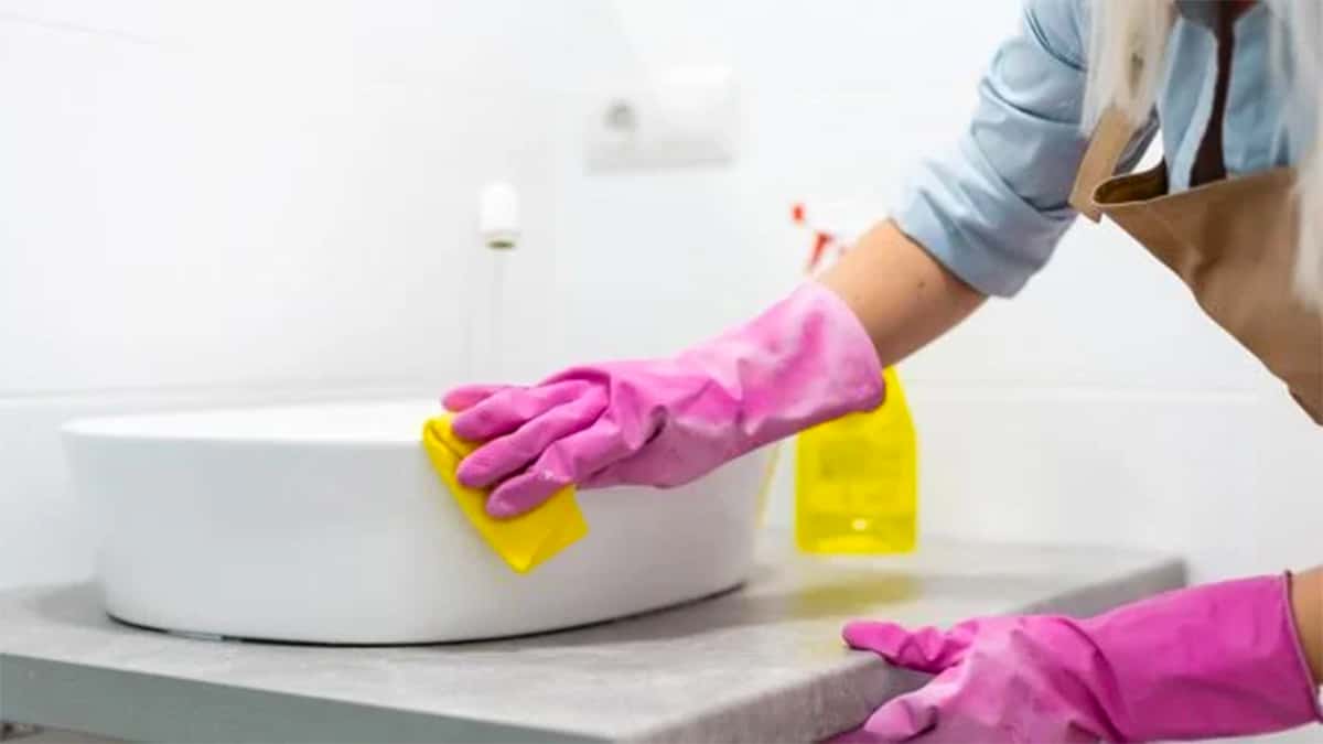 Adieu les germes dans le lavabo: les experts en nettoyage appliquent cette astuce qui fait des merveilles