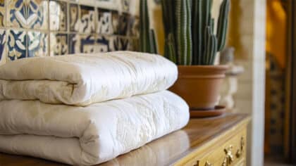 L’astuce pour laver votre couette sans machine à laver et éliminer toutes les odeurs et taches sans effort
