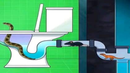 7 créatures qui peuvent entrer dans vos toilettes et comment les éviter