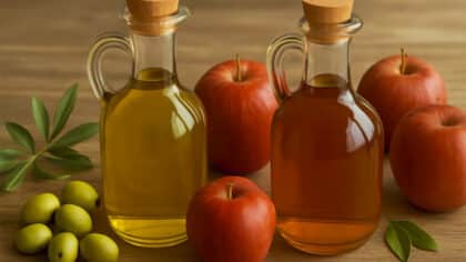 Huile d’olive ou vinaigre de cidre ? Lequel est le plus sain selon les experts