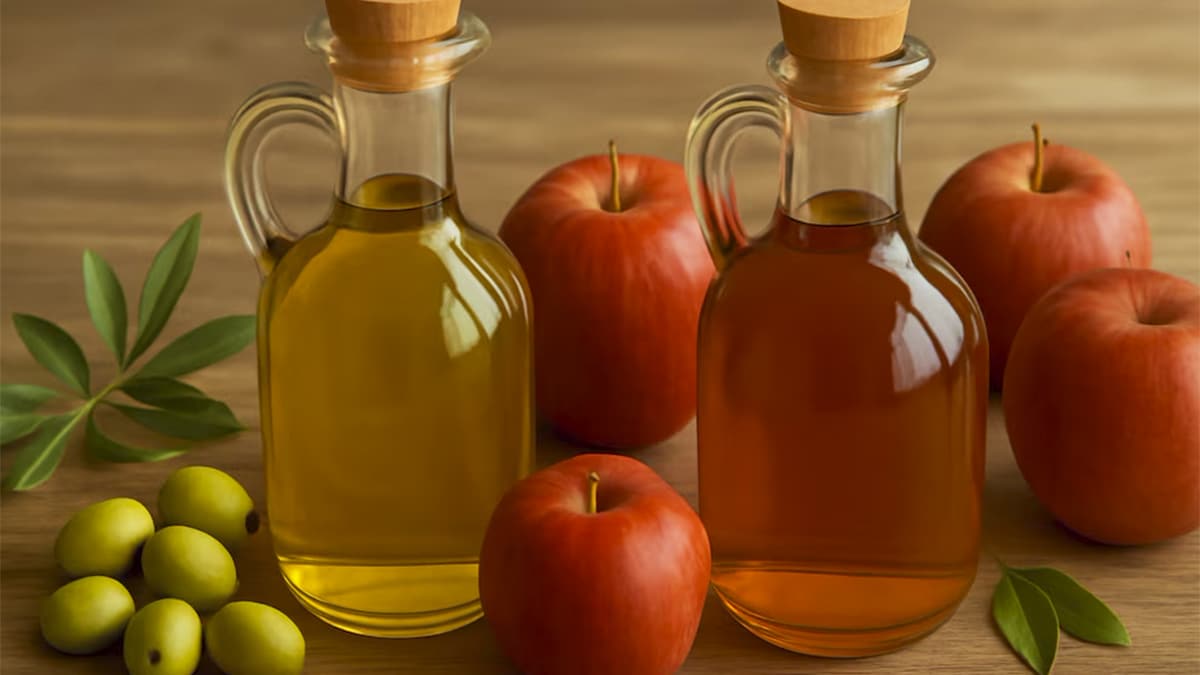 Huile d’olive ou vinaigre de cidre ? Lequel est le plus sain selon les experts