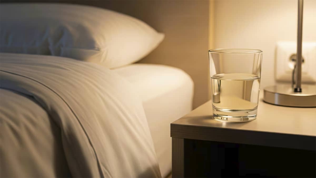 La raison pour laquelle vous devriez laisser un verre de vinaigre blanc à côté du lit: une astuce magique