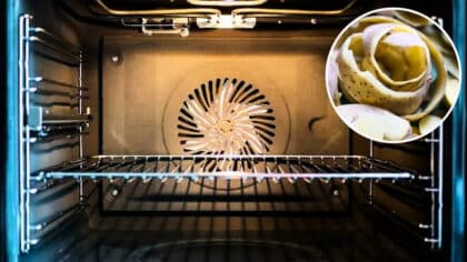 Mettre des épluchures de pommes de terre dans les coins du four: l’astuce à adopter, voici pourquoi