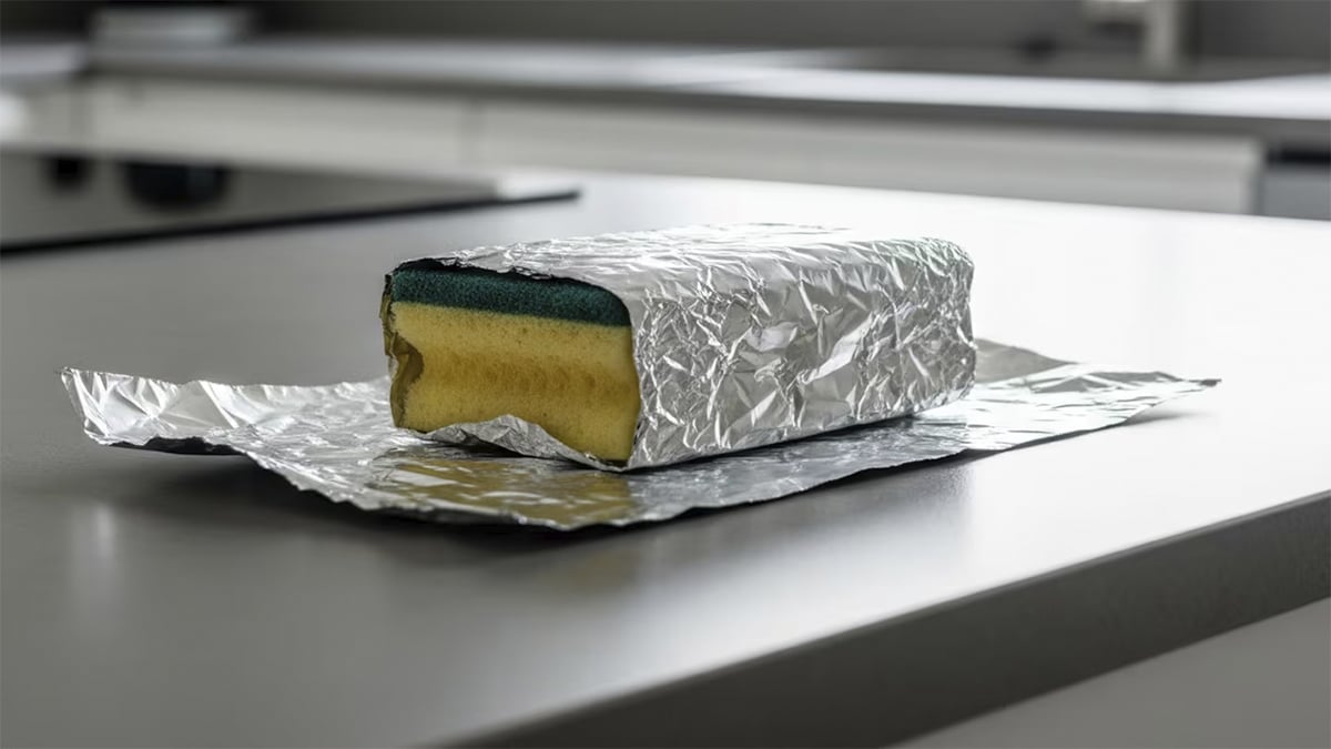 Peu de personnes le savent : à quoi cela sert d’envelopper les éponges dans du papier aluminium