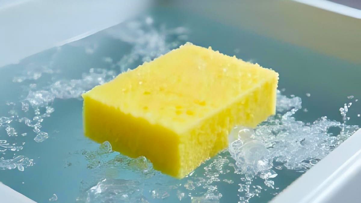 Une éponge humide dans le congélateur: une astuce méconnue dont vous ne pourrez plus vous passer