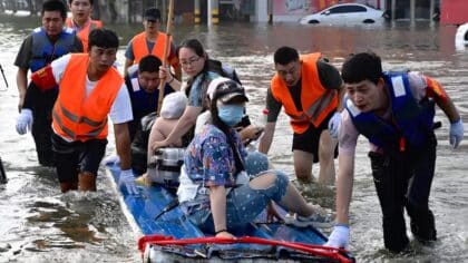 Le typhon Co-may frappe la Chine orientale avant de poursuivre sa course vers le nord-ouest