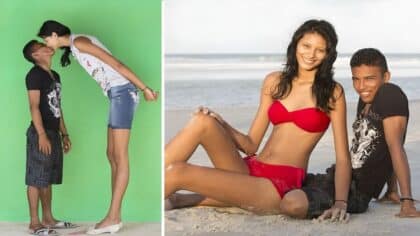 La femme la plus grande du monde se marie avec son compagnon, plus petit qu’elle de 40 cm