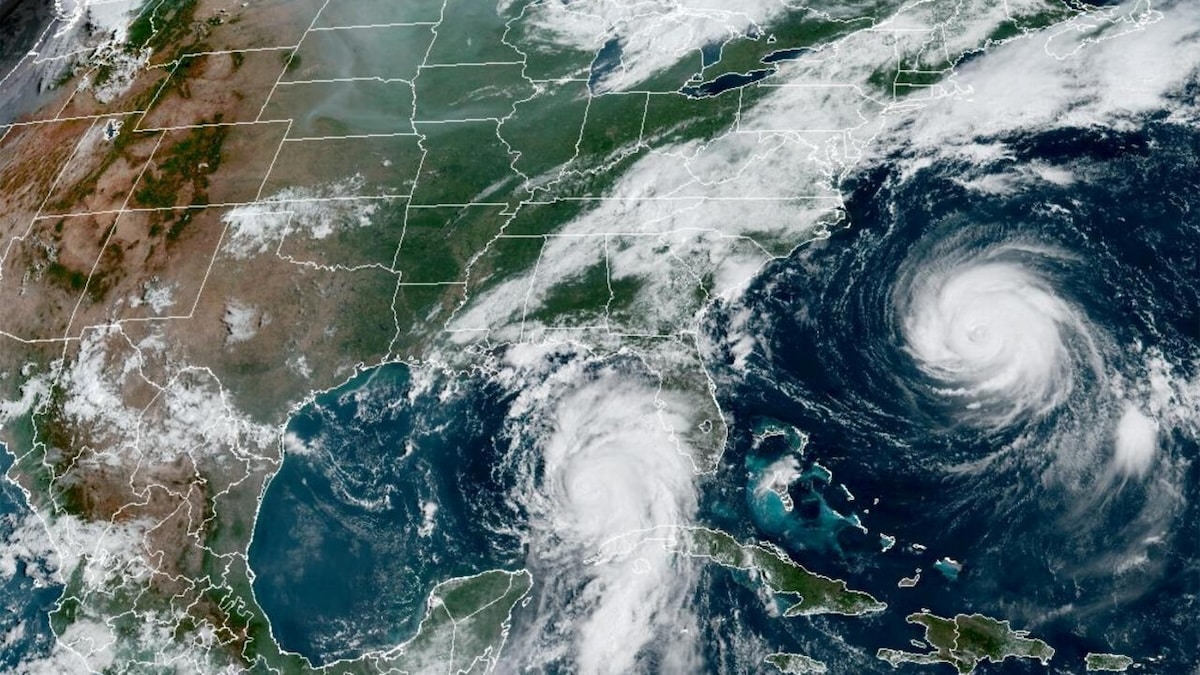 Ouragan Erin : premier phénomène majeur de la saison, catégorie 3, en approche de la catégorie 4. Les autorités sont en état d'alerte